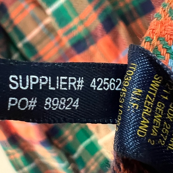 RUGBY RALPH LAUREN Plaid Flannel Shirt Womens 8 (Medium) (Mens Small) 38” chest - Picture 6 of 15